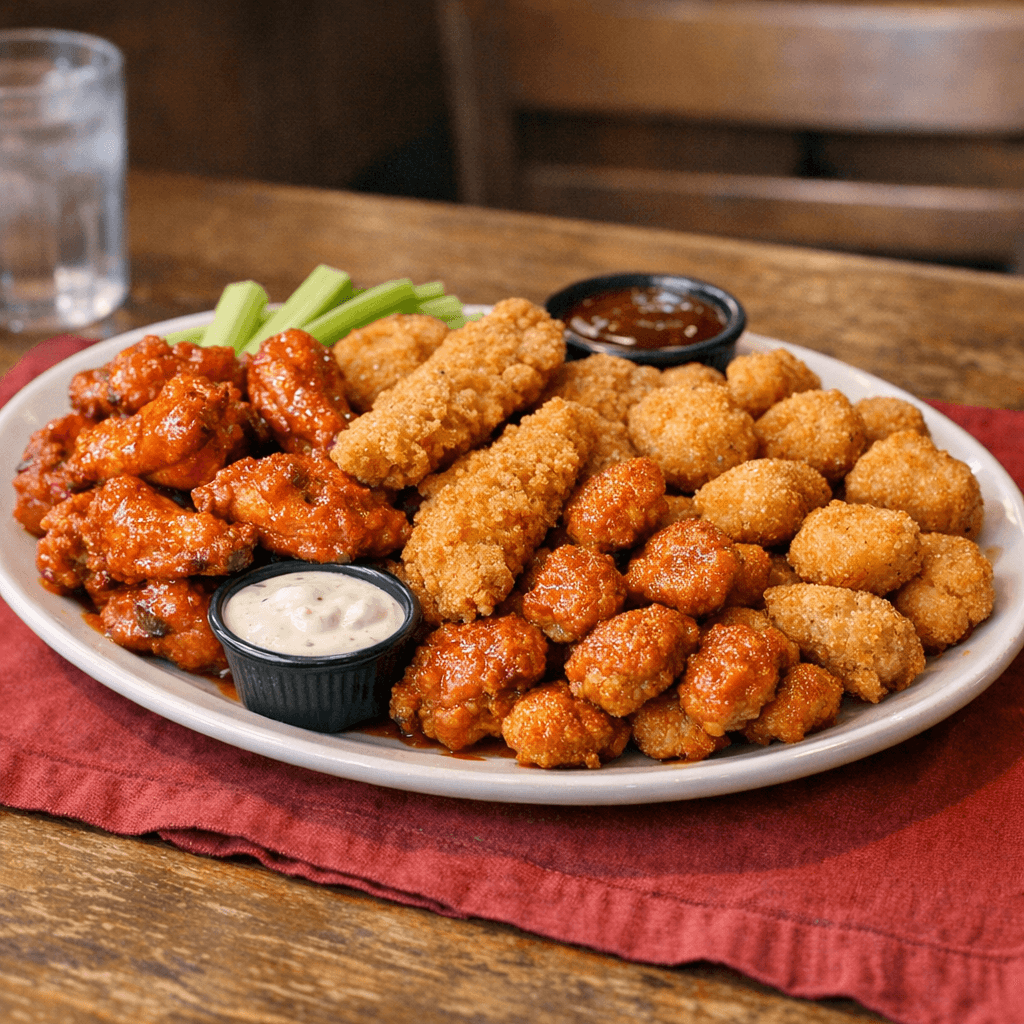 Big Z Wings & Chicken Combo Platter