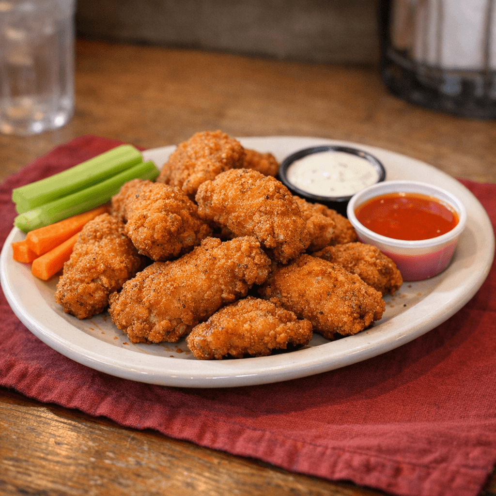 Breaded Buffalo Wings Platter